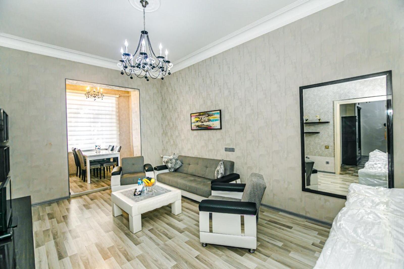 Azneft Square Deluxe Apartment Baku Exterior foto