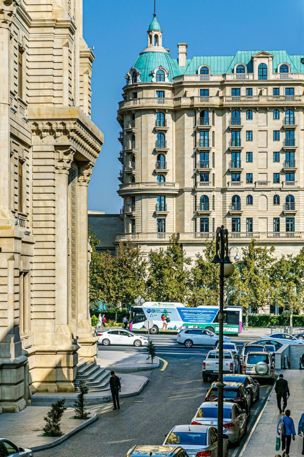 Azneft Square Deluxe Apartment Baku Exterior foto