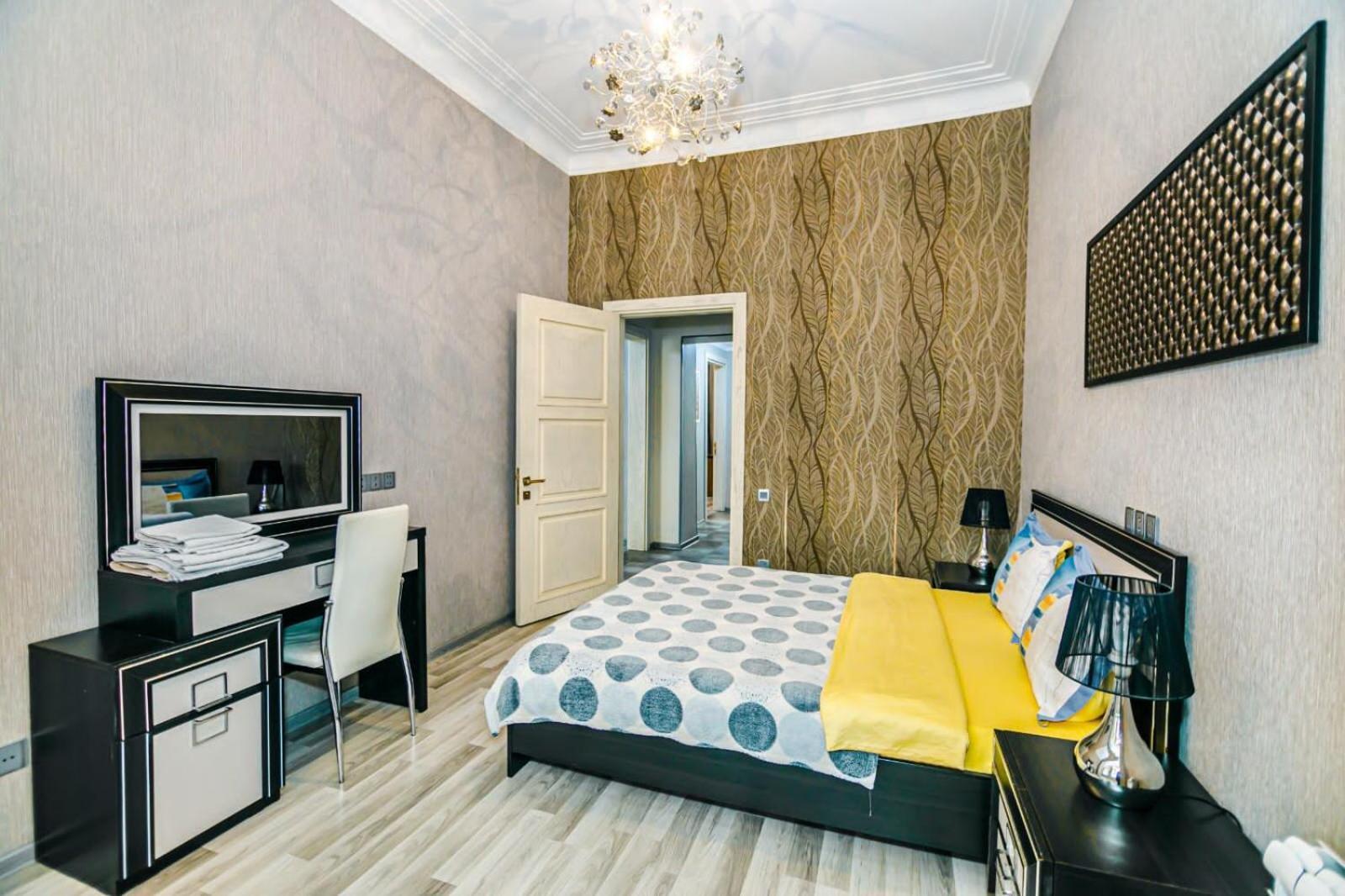Azneft Square Deluxe Apartment Baku Exterior foto